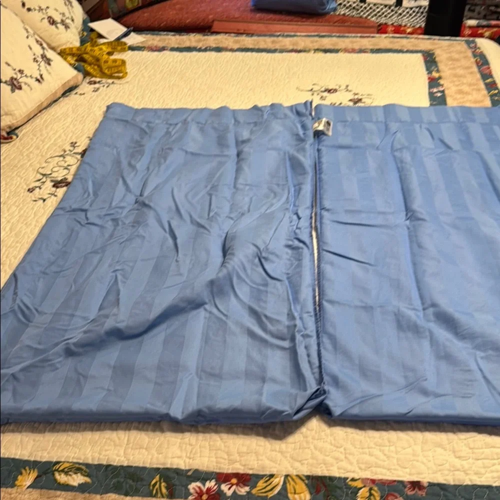 Charter Club Ocean Blue Cotton King Sheet Set & Cases